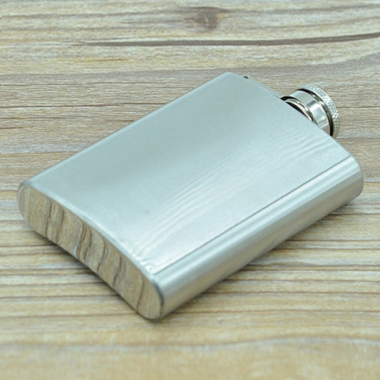 100ml(3.5oz) Pocket Flagon Outdoor Sports Flat Liquor Flask Camping Ultralight Portable Wearproof Wine Pot(Silver), 100ml(3.5oz)