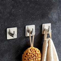 Stainless Steel Cylinder Hanger Bathroom Non-perforated Storage Clothes Hook, Size:14mm