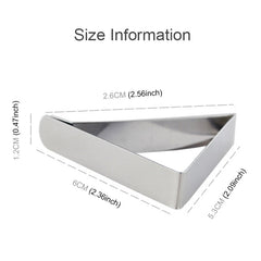 10 PCS Stainless Steel Tablecloth Clip Adjustable Triangle Clamp Holder, 10 PCS