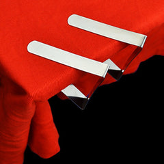 10 PCS Stainless Steel Tablecloth Clip Adjustable Triangle Clamp Holder, 10 PCS