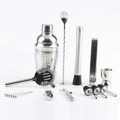 18 in 1 Cocktail Shaker Tools Setwith Acrylic Mount, , Capacity: 550ml, 550ml