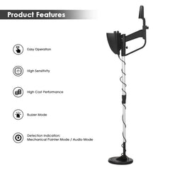 MD4030 Underground Metal Detector, Measuring Range: 1-30cm, MD4030 Black
