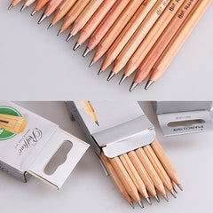 12pcs Drawing Writing Sketch Wooden Pencil Pre-sharpened 2B Art Graphite Pencils