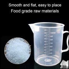 1000ml Thin Section PP Plastic Flask Digital Measuring Cup Cylinder Scale Measure Glass Lab Laboratory Tools, 1000ml Measuring Cup
