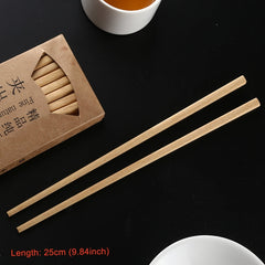 10 Pairs Natural Yellow Sandal Wood Non-slip Chopsticks