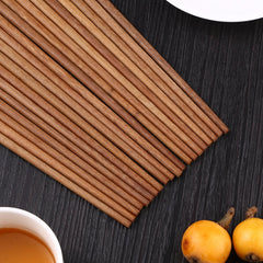 10 Pairs Natural Iron Wood Non-slip Chopsticks