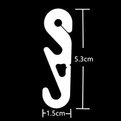 10 PCS Extension Adjustable Anti-Slip S Hook Ear Loops Retainer for Face Mask