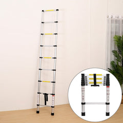 Multifunctional Thickened Aluminum Alloy Single-sided Telescopic Ladder, Size: 2m, Size: 2m