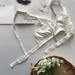 SP&CITY Summer Sexy Lace Tube Top Women Hollow Out Bralette Thin Chest Girl Bras Seamless Transparent Lingerie French Underwear