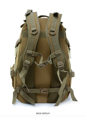 40L Camping Backpack Men's Bag Travel Bags Tactical Molle Climbing Rucksack Hiking Outdoor Reflective Shoulder Fishing Bag