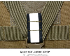 40L Camping Backpack Men's Bag Travel Bags Tactical Molle Climbing Rucksack Hiking Outdoor Reflective Shoulder Fishing Bag