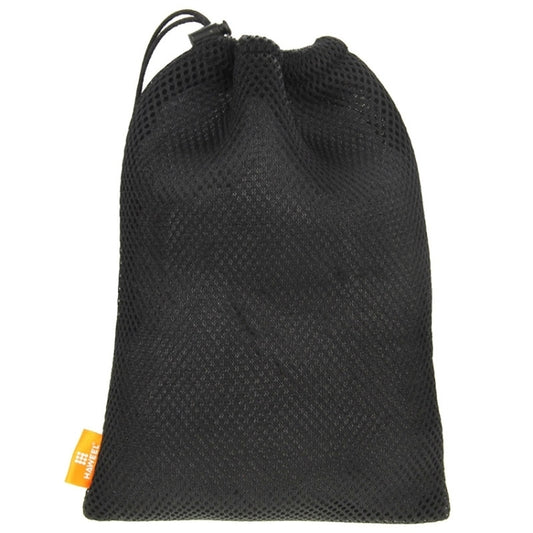 HAWEEL Nylon Mesh Pouch Bag with Stay Cord for up to 9.7 inch Screen iPad and Tablet, Size: 29cm x 19cm(Black)