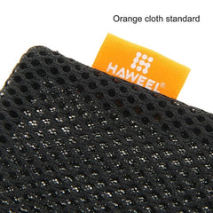 HAWEEL Nylon Mesh Pouch Bag with Stay Cord for up to 9.7 inch Screen iPad and Tablet, Size: 29cm x 19cm(Black)