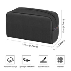 HAWEEL Electronics Organizer Storage Bag for Charger, Power Bank, Cables, Mouse, Earphones, Size: L