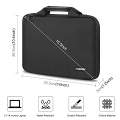 HAWEEL 13.0 inch-14.0 inch Briefcase Crossbody Laptop Bag For Macbook, Lenovo Thinkpad, ASUS, HP