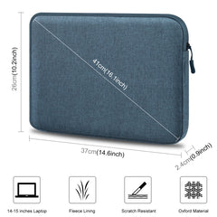 HAWEEL 15 inch Laptop Sleeve Case Zipper Briefcase Bag for 14-15 inch Laptop