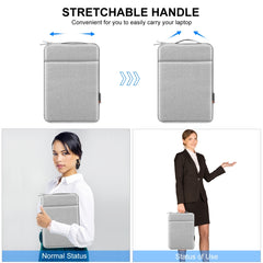 HAWEEL Laptop Sleeve Case Zipper Briefcase Bag with Handle for 15-16.7 inch Laptop