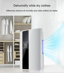 110V/220V Remote Electric Dehumidifier Air Cooling Dryer Purifier Desiccant Moisture Absorber Drying Machine External Water Pipe