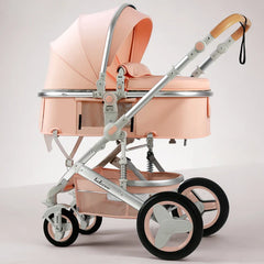 Purorigin Pram for Babies Factory Cheap Price 4 Wheels Light Weight Foldable 2 in 1Baby Stroller Baby Carrier Newborn