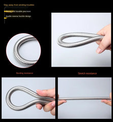 1 / 1.5/2/3/4/5/10 M Shower Pipe Shower Head Water Heater Stainless Steel Hose General Metal Hose Hose Water Softener