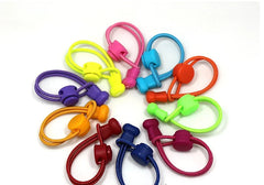 1 Pair 22 Colors Elastic Shoelaces Round Locking No Tie Shoe Laces Kids Adult Quick Lazy Laces Rubber Sneakers Shoelace T1