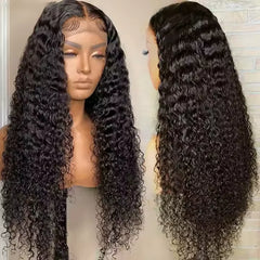 Cheap Pre Plucked 13x4 HD Lace Frontal Wig Swiss Transparent Lace Front Water Wave Wig Raw Vietnamese Hair Wig for Black Women