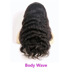 6x4 Transparent Lace 150% 180% 250% Density Bleached Knots Pre-Plucked for Women Body Wave Human Hair Wig Lace Front