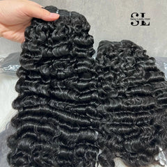 Burmese Curly Remy Hair Extensions Fast Shipping Virgin Cuticle Aligned Natural Wavy Raw Cambodian Human Hair Weaving