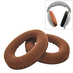 2 PCS For Sennheiser HD515 / HD555 / HD595 / HD598 / HD558 / PC360 Flannel Earphone Cushion Cover Earmuffs Replacement Earpads with Tone Tuning Cotton, Velvet Black, Velvet Brown