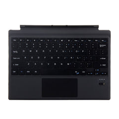 1089A Magnetic Charging Bluetooth V3.0 Keyboard + Microfiber Leather Tablet Case for Microsoft Surface Pro 3 / 4 / 5 / 6(Black)
