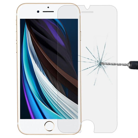 For iPhone SE 2022 / SE 2020 Large Arc EdgeTempered Glass Film