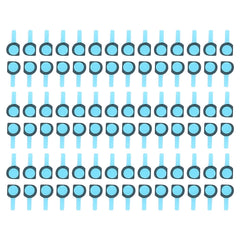 100 PCS Front Camera (Large) Sponge Foam Slice Pads for iPhone X, For iPhone X (Large)