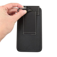 Universal Hanging Waist Oxford Cloth Case For 5.7-6.3 inch Mobile Phones, with Carabiner, 6.3 inch