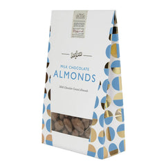 Joybox almonds coated in milk chocolate in carton