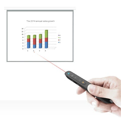 DSIT001 2.4GHz Updated Version Powerpoint Presentation Remote Control Multi-functional Laser Pointer for Multi-media, Control Distance: 100m, DSIT001