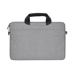14.1 inch Breathable Wear-resistant Fashion Business Shoulder Handheld Zipper Laptop Bag with Shoulder Strap, 14.1 inch