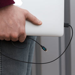 Maplin Lightning to USB-A Cable - Black, 0.5m