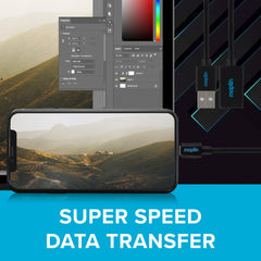 Maplin USB-A Male to USB-A Female Extension Cable - Black