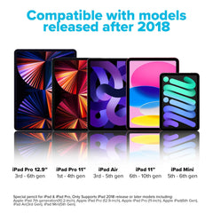 Maplin Stylus Pen for Post-2018 Apple iPad Models with Magnetic Casing & Super Fine Nib