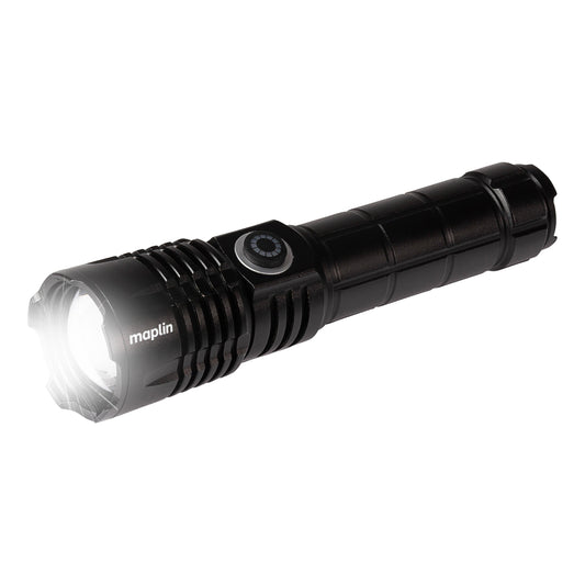 Maplin LED 600 Lumens Lithium Rechargeable Torch