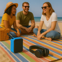 Maplin Waterproof Portable Bluetooth Speaker with Carabiner Clip