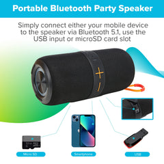 Maplin Portable Bluetooth V5 Party Speaker