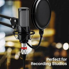 1m 3-Pin XLR Male to XLR Female MIC Shielded Cable Microphone Audio Cord, Length: 1m (Red)