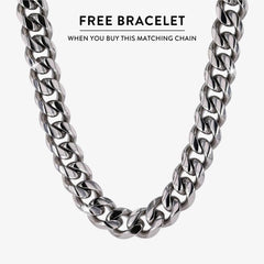 Solid Miami Cuban Chain 4mm