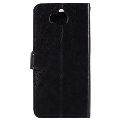 For Huawei  Y5 (2017) Crazy Horse Texture Horizontal Flip Leather Case with Holder & Card Slots & Wallet & Photo Frame , Huawei Y5 (2017)