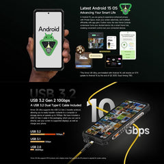 Ulefone Armor 28 UltraThermal Version  Rugged Phone, 16GB+1TB, Night Vision, 10600mAh, 6.67 inch Android 14 MediaTek Dimensity 9300+ Octa Core, Network: 5G, NFC, Armor 28 Ultra Thermal Version