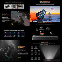 Blackview BV4800 SE Rugged Phone, 4GB+64GB, 6.56 inch Android 15 UMS9320E T615 Octa Core, Network: 4G, OTG, NFC