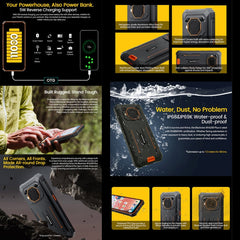 Blackview BV6200 Plus, 8GB+256GB, IP68/IP69K/MIL-STD-810H, 6.56 inch Android 14 Unisoc UMS9230 T606 Octa Core, Network: 4G, OTG, NFC