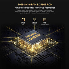 Oukitel WP23 Plus Rugged Phone, 8GB+256GB, 6.52 inch Android 14.0Unisoc T606 Octa-core, NFC, OTG, Network: 4G