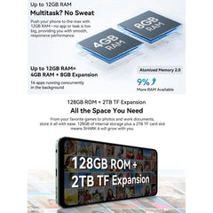 Blackview SHARK 6 5G, 4GB+128GB, 6.88 inch Android 15 Unisoc UMS9620 T8100 Octa Core, Network: 5G, NFC, OTG